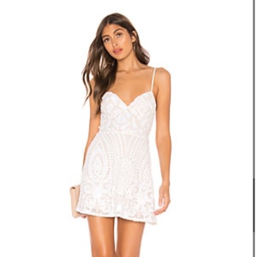 REVOLVE superdown white mini dress